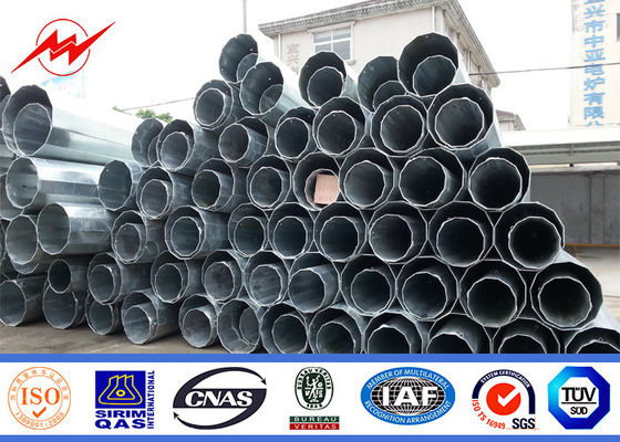 15m 550 Dan Utility Power Poles , Transmission Steel Pole supplier