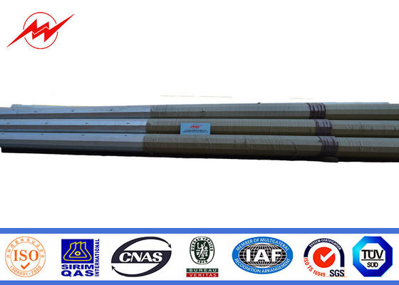 69 KV Q345 NEA Standard 86um Hot Dip Galvanized Pole supplier