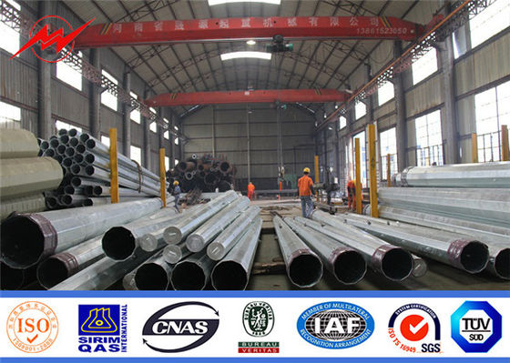 220kv Power Galvanized Power Transmission Steel Tubular Pole supplier