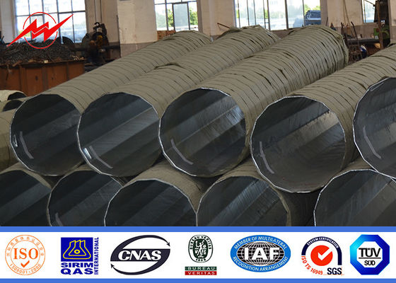 Polygon 12m 14m Astm A123 Galvanizing Steel Tubular Pole 69kv supplier