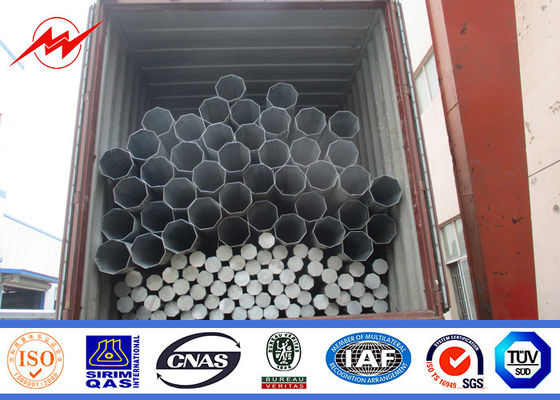 32m Galvanized Transmission Steel Tubular Electric Pole supplier