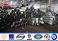 10m 12m 14m 16m Steel Tubular Pole Galvanized Astm A36 Utility Power Poles supplier
