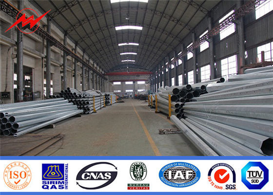 Astm 25ft 30ft 35ft Steel Galvanized Pole Yield Strength 345mpa 3mm supplier