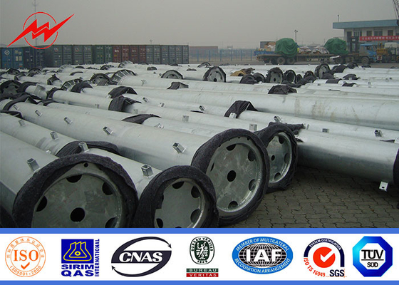 Galvanized Electrical Steel Power Pole 110kv 132kv 230kv Transmission Line supplier