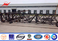 Ngcp Support Burial Mono Pole Tower Hot Dip Galvanization supplier
