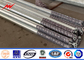 Galvanized Distribution Steel Pole 30FT 9150mm 3.0mm Thickness supplier