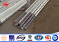 Bitumen Electric Power Pole Transmission Steel Pole 36mm Q345 supplier