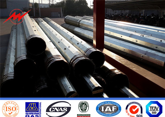 Bitumen Power Transmission Poles Electric Steel 69KV GR50 30m/S supplier