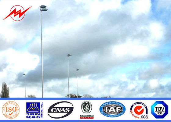 30M 8 Lamps Outdoor  High Mast Pole for Airport Lighting with Lifting System