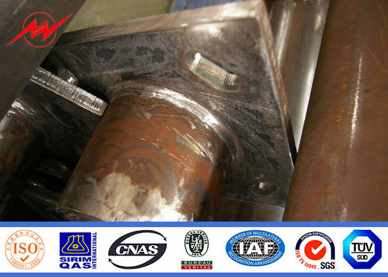 35m round high mast pole for park lighting with lifting system