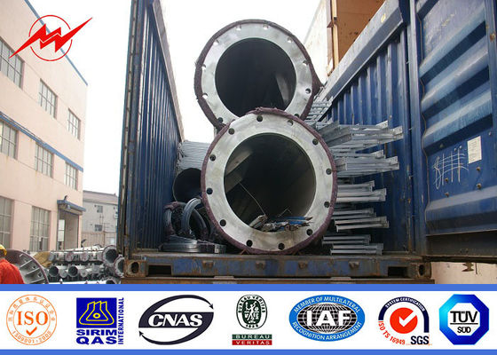 50m multisidedl high mast pole sports center lighting with lifting system