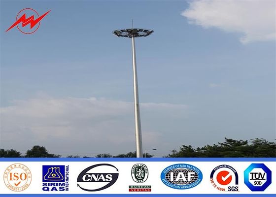 35m Highway High Mast Street Lamp Poles with 1000w Metal Halide Lamp Auto - Lifting System