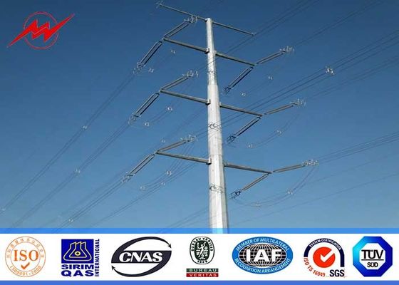 Conical type electric power pole 2.75mm thickness steel plate three sections