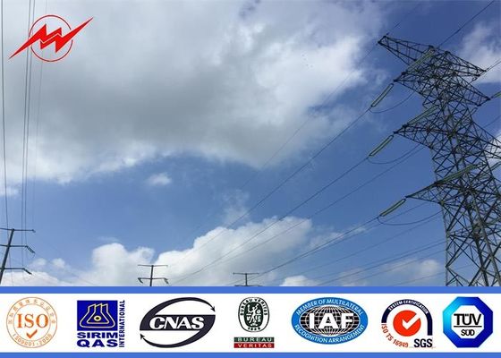 220 KV high voltage electrical power pole for electrical transmission