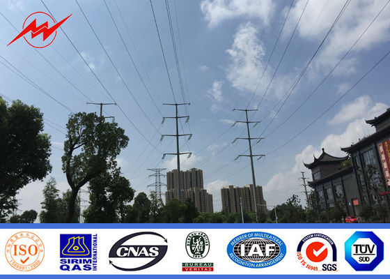 polygonal or conicla high voltage Electrical Power Pole for transmission line
