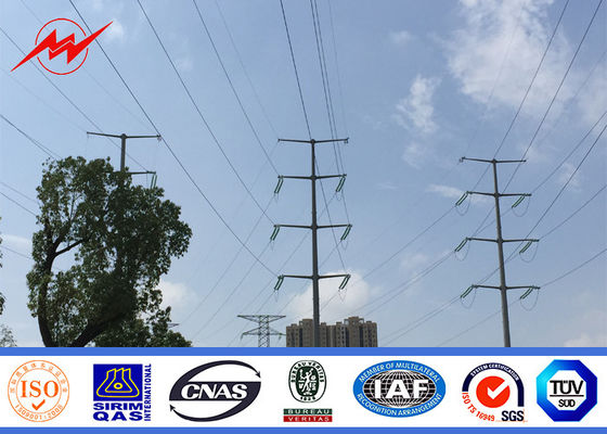 polygonal or conicla high voltage Electrical Power Pole for transmission line