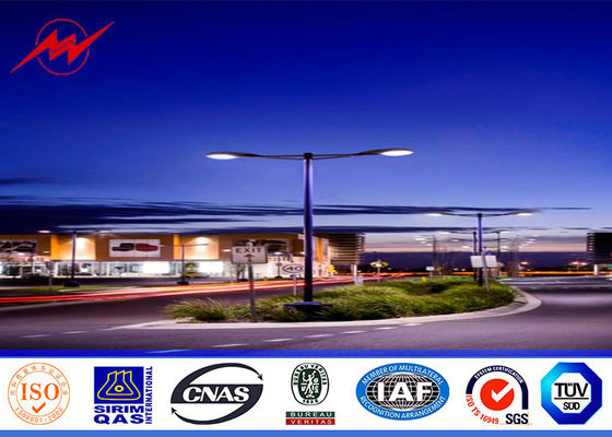 10mm 3mm wall thickness Galvanized Steel Pole for highway light