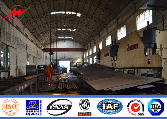 Road Powder Coating Solar Street Light Poles With Single Bracket 20w - 400w