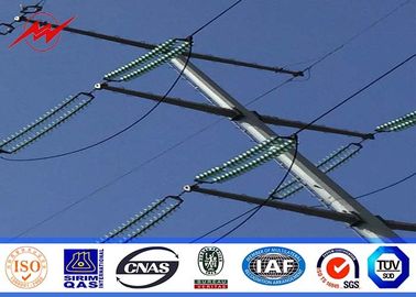 10M 2.5KN Steel Utility Pole Q345 material for Africa Electicity distribution power with galvanization