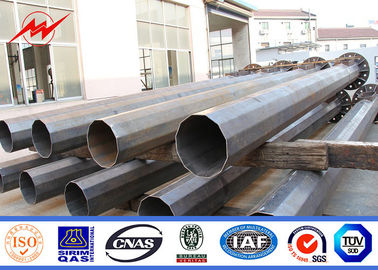 Anti Corrosion Stadium Steel Power Pole For High Mast Lighting System