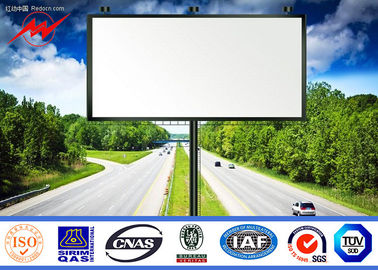 Commercial Digital Steel Structure Outdoor Billboard Advertising , 6M Height 10nm Thickness