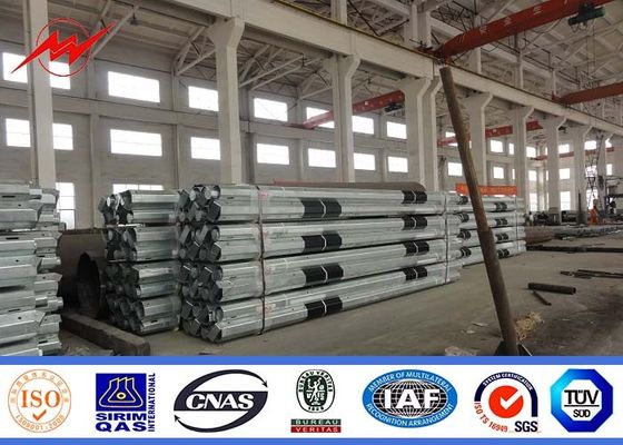 9m 11m Electrical Power Pole Customized For Power Transmission