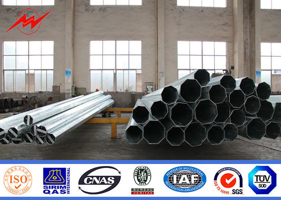 35ft Commercial Street Lamp Pole Professional Galvanized Steel Pole