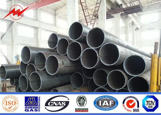 Philippine NPC 50FT - 70FT Electric Galvanised Steel Poles For Power Transmission