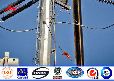 Galvanized Steel Electrical Utility Poles Outdoor 11.9m 940dan