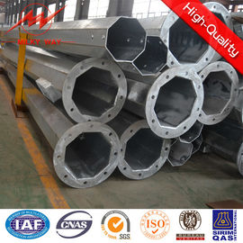 1250kg Type B Electric Utility Pole 50ft Height Gr65 Material Bitumen Surface