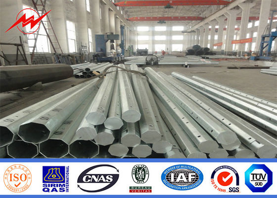 Distribution Terminal Pole Electric Power Pole AWSD Welding For Power Transmission
