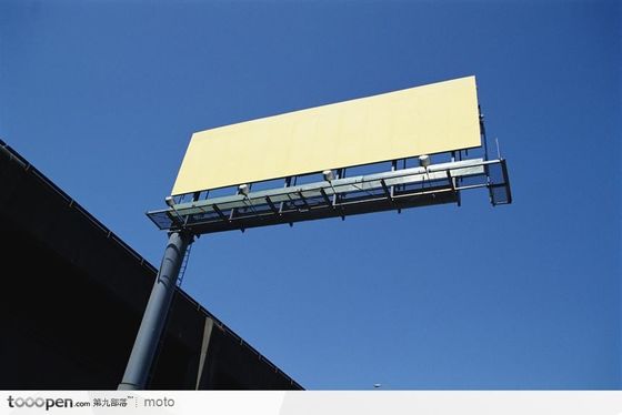 Outdoor Cold Rolled Steel Outdoor Billboard Advertising With Galvanization