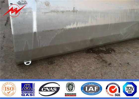 110kv 27.5m Tapered Steel Tubular Pole For Power Transmission Hot Dip Galvanized