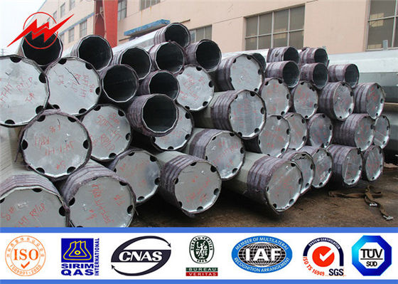 11kv Electric Wooden Steel Transmission Poles 1250 Dan For Power Transmission Line