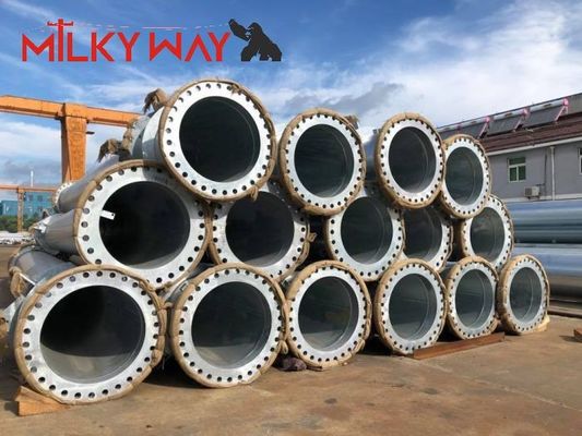 Q345 Steel Monopole Tower for Telecom 18m-30m Hot Dip Galvanized