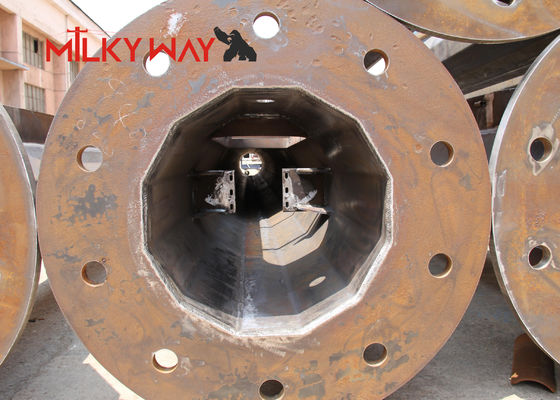 27.5m 32m Galvanized Steel Pole The Preferred Choice for Sturdy and Corrosion-Resistant  Structures