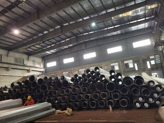 30FT Hot Dip Galvanized Steel Power Pole for Philippines Electric Power Transmission with IP65 Protection