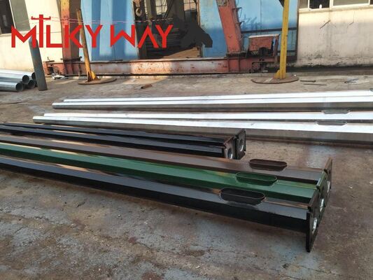 Hot Dip Galvanization Steel Power Pole Offering Tolerance Of Dimension Plus Minus Two Percent And Fifteen Years Warrently For Safety
