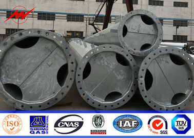 46M Grade 355 132kv Transmission Monopole Electric Tower