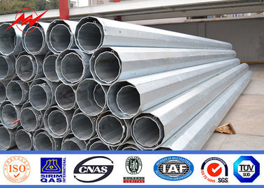 15M 6mm Thickness Power Transmission Poles Customized Galvanized Steel