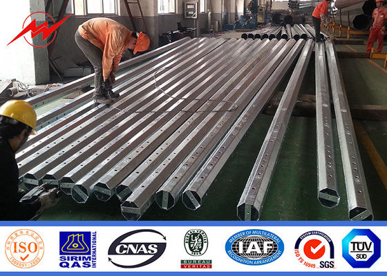 15m 1200dan Electrical Utility Power Poles For Transmission Line Projects