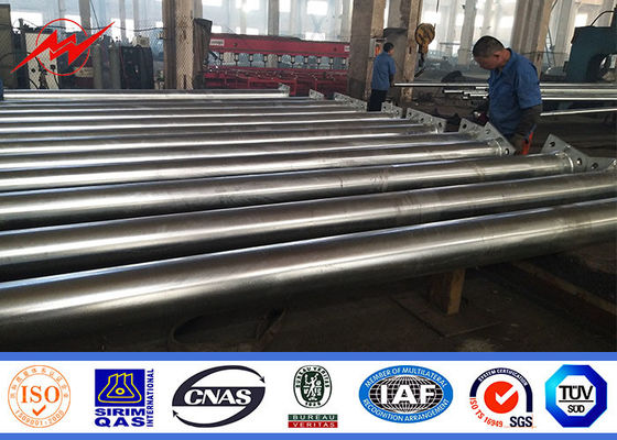5-15 Meters Light Column Commercial Light Poles With Hot Dip Galvanization