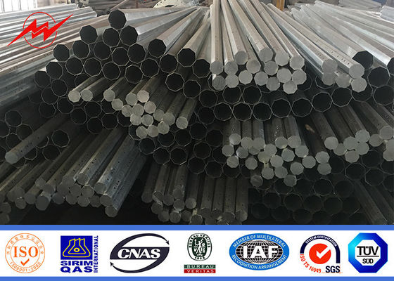 Professional 20m Polygonal High Mast Stadium Light Pole With Powder Coating