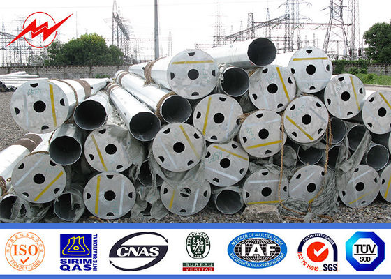 14m 1000Dan Utility Power Poles For African Distribution Line