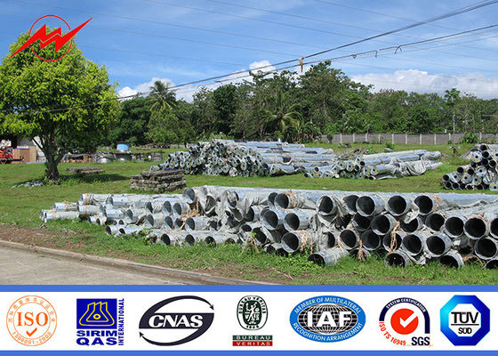 14m 1000Dan Utility Power Poles For African Distribution Line