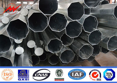 138KV GR65 4mm Thickness Galvanized Metal Pole 50ft In Electirc Transmission