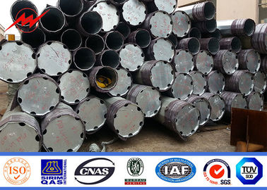 15M 6mm Thickness Power Transmission Poles Customized Galvanized Steel
