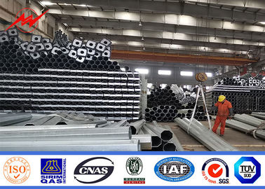 25-100ft NEA / NGCP Standard Utility Power Poles Galvanized Quakeproof Steel