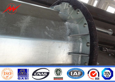 11kv 38kv Electric Power Pole Hot Dip Galvanized Octagonal