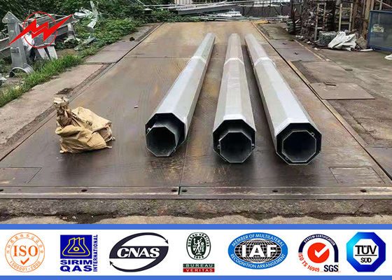Electric 16 Meter 800 Dan Steel Tubular Pole For Electricity Distribution